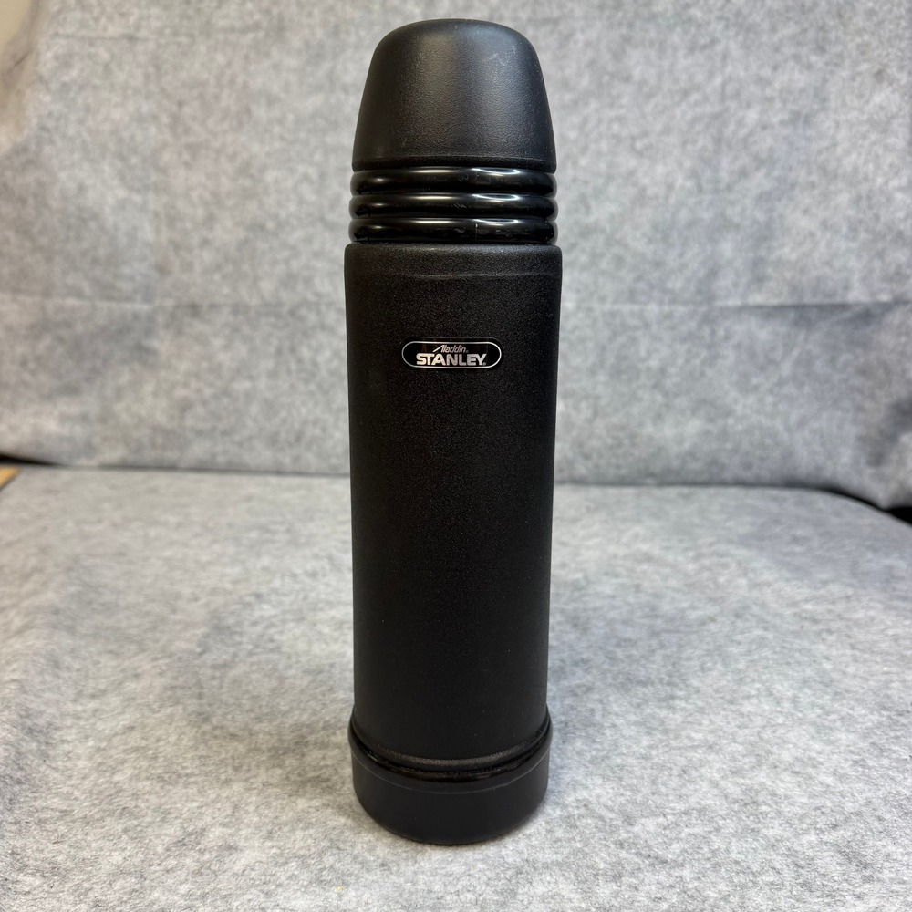 Aladdin Stanley Vacuum Bottle 1 Pint 0.47L Matte Black Stainless Steel USA Made